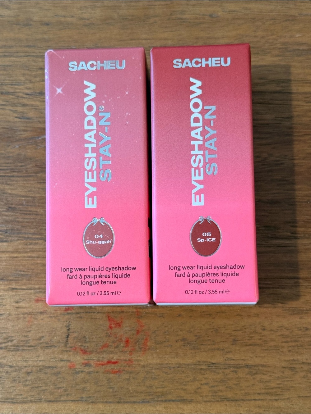 SACHEU Eyeshadow Stay-N Liquid Eyeshadow (04 Shu-gaah & 05 Sp-ICE)